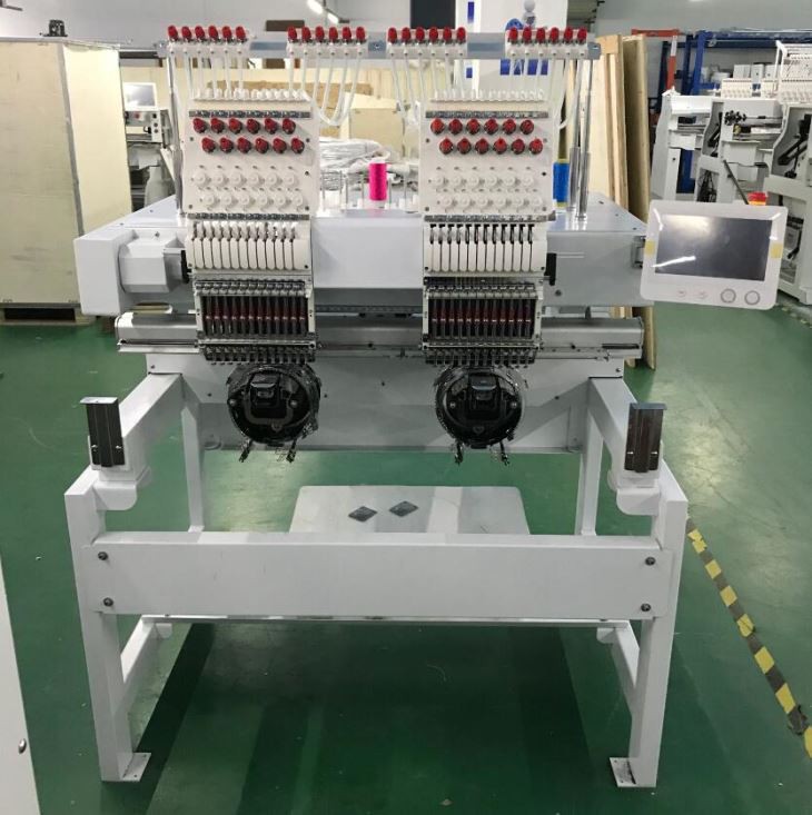 2 Head Computer Photo Embroidery Sewing Machine