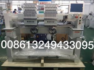 2 হেড 15 সুইস হাই স্পিড সূচিকর্ম মেশিন WY1502CH