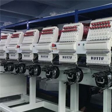 1000 RPM চীন দাহও কম্পিউটারাইজড 6 হেড 15 সুইস সূচিকর্ম মেশিন 400 * 450 মিমি