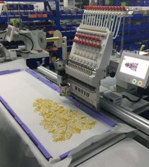 Computerized Big Area One Head 15 Needles 360*1200 Mm Embroidery Machines