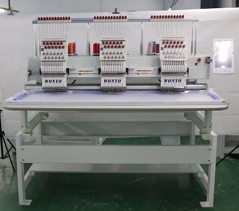 Wonyo 3 Head Laser Garment Embroidery Machine With Multi Needle From China