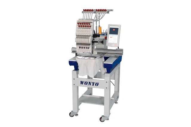 Single Head Industril Embroidery Machine For Cap T Shirts Bags